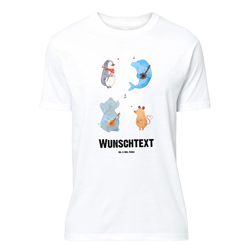 Personalisiertes T-Shirt Big Band T-Shirt Personalisiert, T-Shirt mit Namen, T-Shirt mit Aufruck, Männer, Frauen, Wunschtext, Bedrucken, Tiermotive, Gute Laune, lustige Sprüche, Tiere, Hund, Pinguin, Maus, Elefant, Delfin, Gitarre, Band, Triangel, Musikanten, Musik