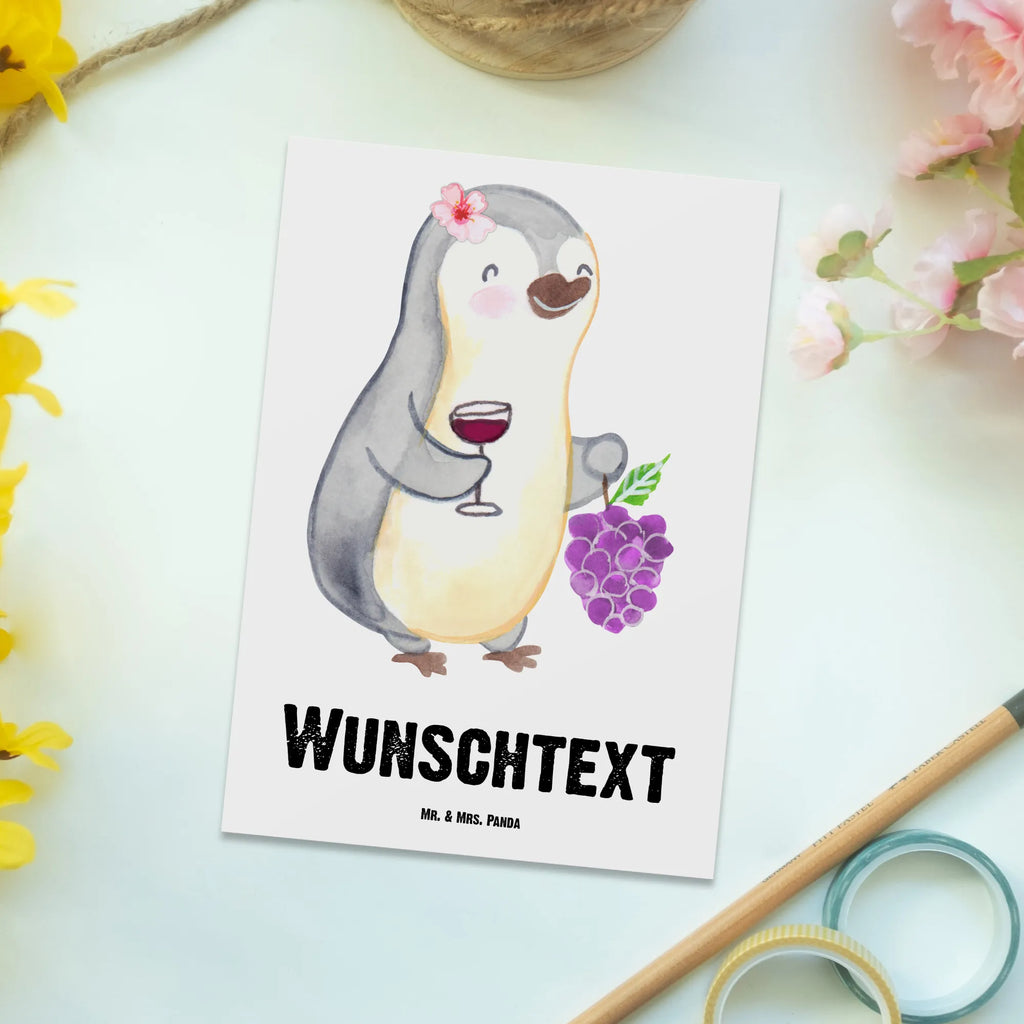 Personalisierte Postkarte Weinhändlerin Herz Postkarte mit Namen, Postkarte bedrucken, Postkarte mit Wunschtext, Postkarte personalisierbar, Geschenkkarte mit Namen, Grußkarte mit Namen, Karte mit Namen, Einladung mit Namen, Ansichtskarte mit Namen, Geschenkkarte mit Wunschtext, Grußkarte mit Wunschtext, Karte mit Wunschtext, Einladung mit Wunschtext, Ansichtskarte mit Wunschtext, Beruf, Ausbildung, Jubiläum, Abschied, Rente, Kollege, Kollegin, Geschenk, Schenken, Arbeitskollege, Mitarbeiter, Firma, Danke, Dankeschön