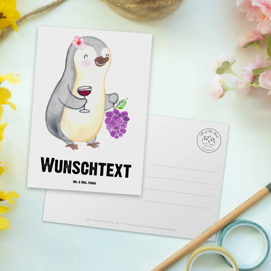 Personalisierte Postkarte Weinhändlerin Herz Postkarte mit Namen, Postkarte bedrucken, Postkarte mit Wunschtext, Postkarte personalisierbar, Geschenkkarte mit Namen, Grußkarte mit Namen, Karte mit Namen, Einladung mit Namen, Ansichtskarte mit Namen, Geschenkkarte mit Wunschtext, Grußkarte mit Wunschtext, Karte mit Wunschtext, Einladung mit Wunschtext, Ansichtskarte mit Wunschtext, Beruf, Ausbildung, Jubiläum, Abschied, Rente, Kollege, Kollegin, Geschenk, Schenken, Arbeitskollege, Mitarbeiter, Firma, Danke, Dankeschön