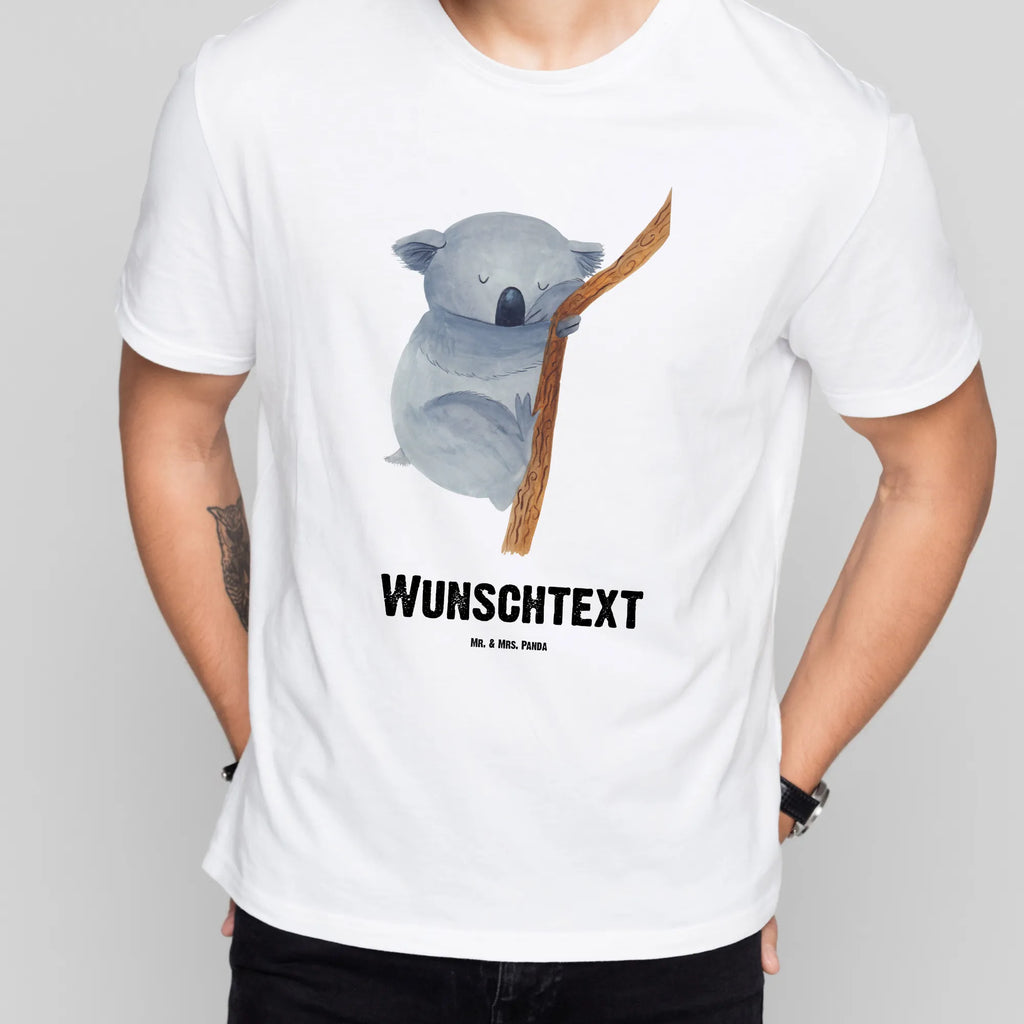 Personalisiertes T-Shirt Koalabär T-Shirt Personalisiert, T-Shirt mit Namen, T-Shirt mit Aufruck, Männer, Frauen, Wunschtext, Bedrucken, Tiermotive, Gute Laune, lustige Sprüche, Tiere, Koala, träumen, Traum, schlafen, Schlafzimmer, Traumland, Bär, Koalabär