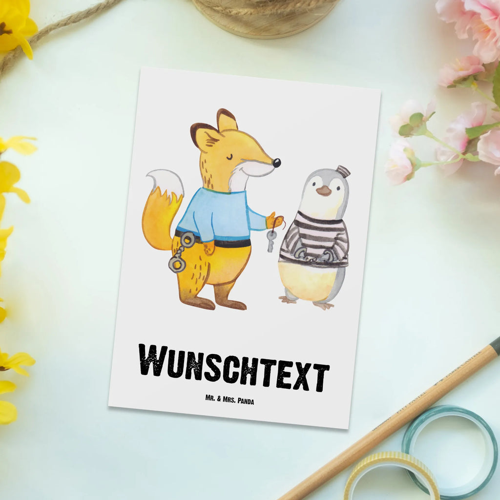 Personalisierte Postkarte Justizvollzugsbeamter mit Herz Postkarte mit Namen, Postkarte bedrucken, Postkarte mit Wunschtext, Postkarte personalisierbar, Geschenkkarte mit Namen, Grußkarte mit Namen, Karte mit Namen, Einladung mit Namen, Ansichtskarte mit Namen, Geschenkkarte mit Wunschtext, Grußkarte mit Wunschtext, Karte mit Wunschtext, Einladung mit Wunschtext, Ansichtskarte mit Wunschtext, Beruf, Ausbildung, Jubiläum, Abschied, Rente, Kollege, Kollegin, Geschenk, Schenken, Arbeitskollege, Mitarbeiter, Firma, Danke, Dankeschön, Gefängniswärter, Justizvollzugsbeamter