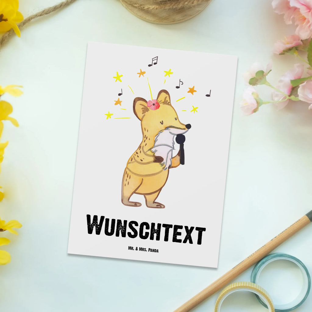 Personalisierte Postkarte Sängerin Herz Postkarte mit Namen, Postkarte bedrucken, Postkarte mit Wunschtext, Postkarte personalisierbar, Geschenkkarte mit Namen, Grußkarte mit Namen, Karte mit Namen, Einladung mit Namen, Ansichtskarte mit Namen, Geschenkkarte mit Wunschtext, Grußkarte mit Wunschtext, Karte mit Wunschtext, Einladung mit Wunschtext, Ansichtskarte mit Wunschtext, Beruf, Ausbildung, Jubiläum, Abschied, Rente, Kollege, Kollegin, Geschenk, Schenken, Arbeitskollege, Mitarbeiter, Firma, Danke, Dankeschön