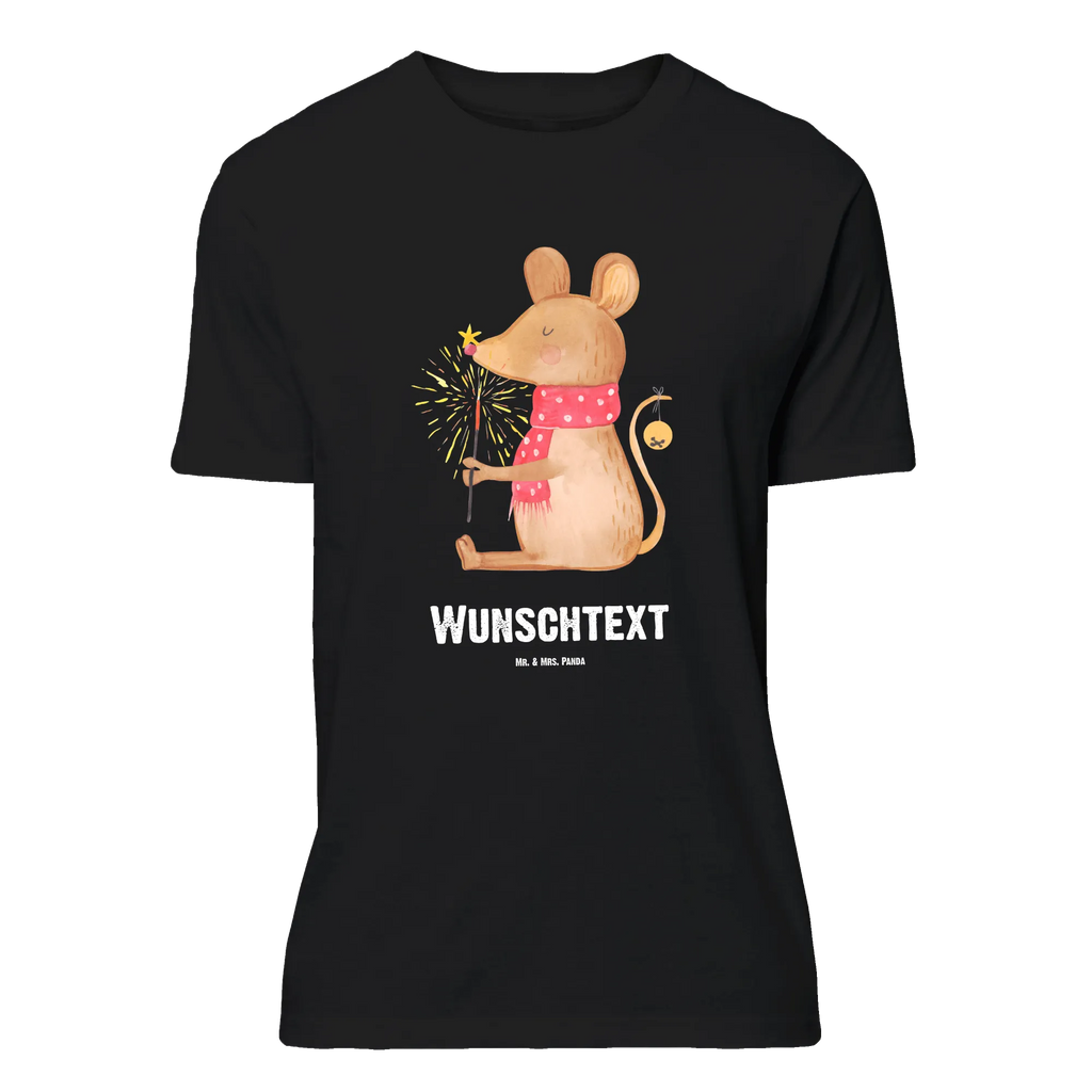 Personalisiertes T-Shirt Weihnachtsmaus T-Shirt Personalisiert, T-Shirt mit Namen, T-Shirt mit Aufruck, Männer, Frauen, Wunschtext, Bedrucken, Winter, Weihnachten, Weihnachtsdeko, Nikolaus, Advent, Heiligabend, Wintermotiv, Frohe Weihnachten, Weihnachtsgruß, Weihnachtsmotiv, Maus, Mäuschen, Weihnachtswunder