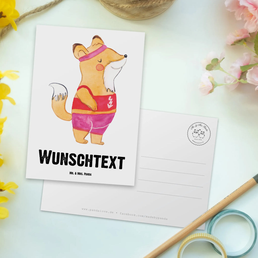 Personalisierte Postkarte Sportlerin mit Herz Postkarte mit Namen, Postkarte bedrucken, Postkarte mit Wunschtext, Postkarte personalisierbar, Geschenkkarte mit Namen, Grußkarte mit Namen, Karte mit Namen, Einladung mit Namen, Ansichtskarte mit Namen, Geschenkkarte mit Wunschtext, Grußkarte mit Wunschtext, Karte mit Wunschtext, Einladung mit Wunschtext, Ansichtskarte mit Wunschtext, Beruf, Ausbildung, Jubiläum, Abschied, Rente, Kollege, Kollegin, Geschenk, Schenken, Arbeitskollege, Mitarbeiter, Firma, Danke, Dankeschön