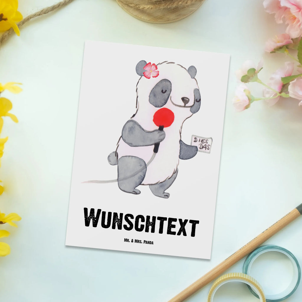 Personalisierte Postkarte Pressesprecherin mit Herz Postkarte mit Namen, Postkarte bedrucken, Postkarte mit Wunschtext, Postkarte personalisierbar, Geschenkkarte mit Namen, Grußkarte mit Namen, Karte mit Namen, Einladung mit Namen, Ansichtskarte mit Namen, Geschenkkarte mit Wunschtext, Grußkarte mit Wunschtext, Karte mit Wunschtext, Einladung mit Wunschtext, Ansichtskarte mit Wunschtext, Beruf, Ausbildung, Jubiläum, Abschied, Rente, Kollege, Kollegin, Geschenk, Schenken, Arbeitskollege, Mitarbeiter, Firma, Danke, Dankeschön