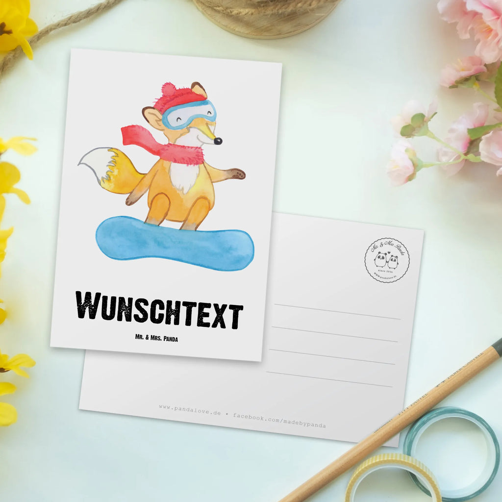 Personalisierte Postkarte Hase Snowboarden Postkarte mit Namen, Postkarte bedrucken, Postkarte mit Wunschtext, Postkarte personalisierbar, Geschenkkarte mit Namen, Grußkarte mit Namen, Karte mit Namen, Einladung mit Namen, Ansichtskarte mit Namen, Geschenkkarte mit Wunschtext, Grußkarte mit Wunschtext, Karte mit Wunschtext, Einladung mit Wunschtext, Ansichtskarte mit Wunschtext, Geschenk, Sport, Sportart, Hobby, Schenken, Danke, Dankeschön, Auszeichnung, Gewinn, Sportler, Snowboard, snowboarden, Wintersport, Snowboardschule, Winterurlaub