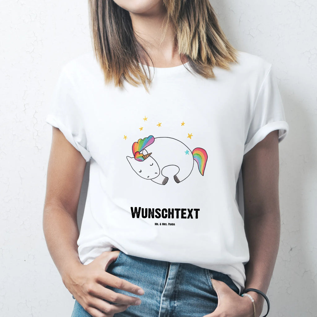 Personalisiertes T-Shirt Einhorn Nacht T-Shirt Personalisiert, T-Shirt mit Namen, T-Shirt mit Aufruck, Männer, Frauen, Wunschtext, Bedrucken, Einhorn, Einhörner, Einhorn Deko, Pegasus, Unicorn, Träume, Traum, unicorn, Realität, Menschen, Geschenk, Ruhe, Freundin