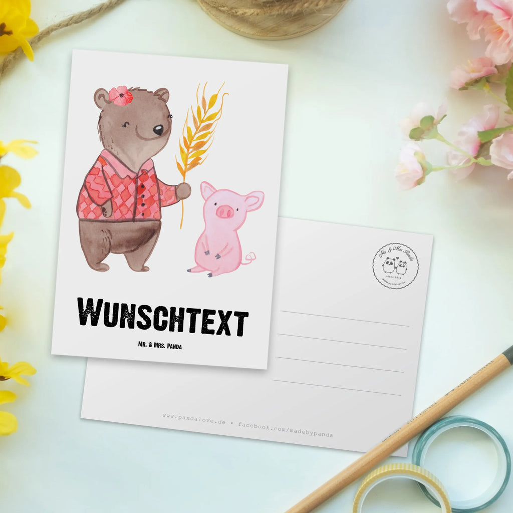 Personalisierte Postkarte Landwirtin Herz Postkarte mit Namen, Postkarte bedrucken, Postkarte mit Wunschtext, Postkarte personalisierbar, Geschenkkarte mit Namen, Grußkarte mit Namen, Karte mit Namen, Einladung mit Namen, Ansichtskarte mit Namen, Geschenkkarte mit Wunschtext, Grußkarte mit Wunschtext, Karte mit Wunschtext, Einladung mit Wunschtext, Ansichtskarte mit Wunschtext, Beruf, Ausbildung, Jubiläum, Abschied, Rente, Kollege, Kollegin, Geschenk, Schenken, Arbeitskollege, Mitarbeiter, Firma, Danke, Dankeschön, Landwirtin, Bäuerin, Tierwirtin, Agronomin, Farmerin, Bauernhof