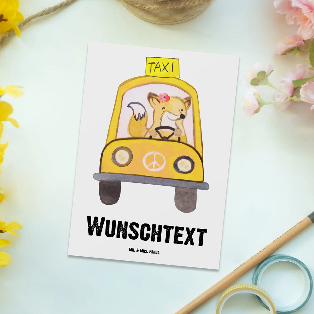 Personalisierte Postkarte Taxifahrerin mit Herz Postkarte mit Namen, Postkarte bedrucken, Postkarte mit Wunschtext, Postkarte personalisierbar, Geschenkkarte mit Namen, Grußkarte mit Namen, Karte mit Namen, Einladung mit Namen, Ansichtskarte mit Namen, Geschenkkarte mit Wunschtext, Grußkarte mit Wunschtext, Karte mit Wunschtext, Einladung mit Wunschtext, Ansichtskarte mit Wunschtext, Beruf, Ausbildung, Jubiläum, Abschied, Rente, Kollege, Kollegin, Geschenk, Schenken, Arbeitskollege, Mitarbeiter, Firma, Danke, Dankeschön