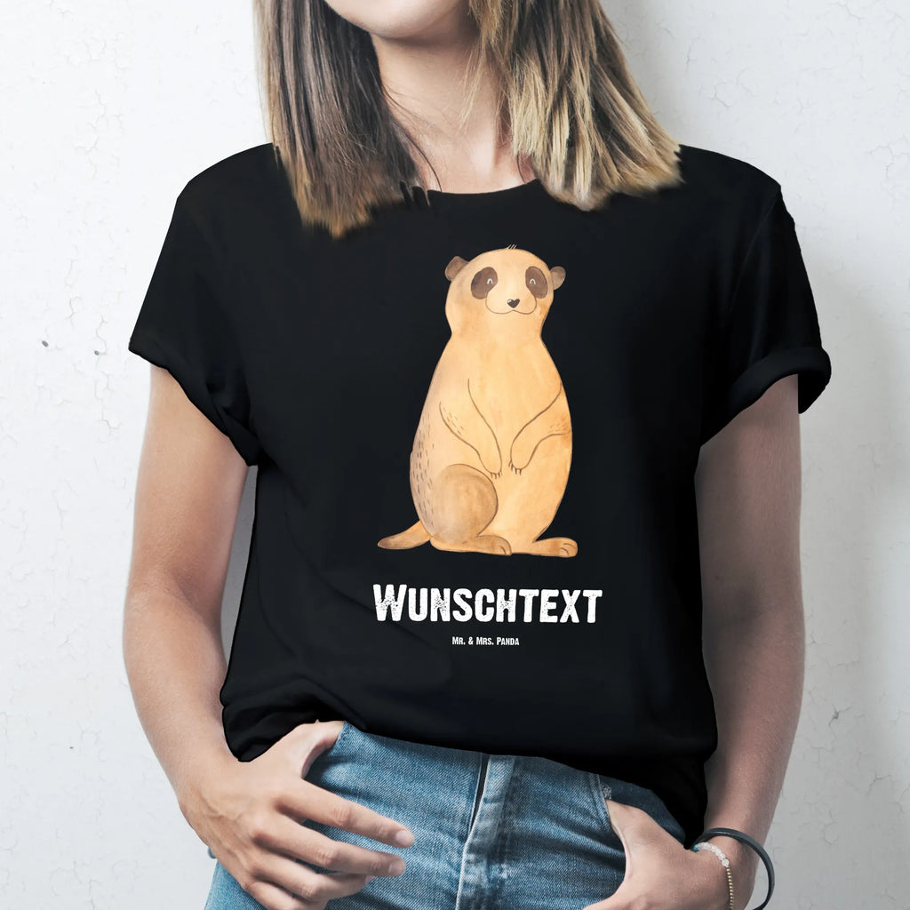 Personalisiertes T-Shirt Erdmännchen T-Shirt Personalisiert, T-Shirt mit Namen, T-Shirt mit Aufruck, Männer, Frauen, Wunschtext, Bedrucken, Afrika, Wildtiere, Erdmännchen, Reisen, Spruch, Weltreise, Afrikareise, Roadtrip, Traveling