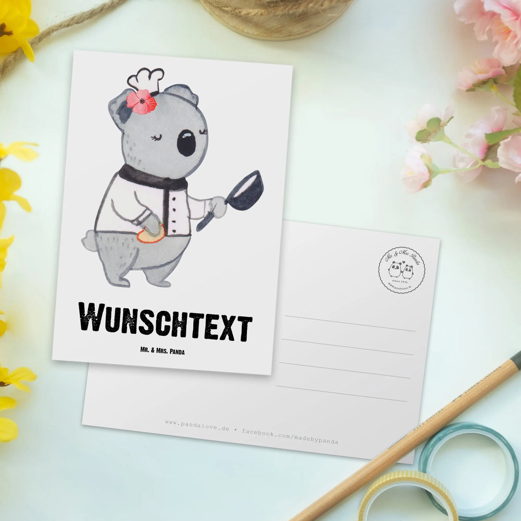 Personalisierte Postkarte Beiköchin Herz Postkarte mit Namen, Postkarte bedrucken, Postkarte mit Wunschtext, Postkarte personalisierbar, Geschenkkarte mit Namen, Grußkarte mit Namen, Karte mit Namen, Einladung mit Namen, Ansichtskarte mit Namen, Geschenkkarte mit Wunschtext, Grußkarte mit Wunschtext, Karte mit Wunschtext, Einladung mit Wunschtext, Ansichtskarte mit Wunschtext, Beruf, Ausbildung, Jubiläum, Abschied, Rente, Kollege, Kollegin, Geschenk, Schenken, Arbeitskollege, Mitarbeiter, Firma, Danke, Dankeschön, Beiköchin, Spülhilfe, Hilfsköchin, Jungkoch, Küchenhilfe, Gastronomie, Restaurant, Köchin