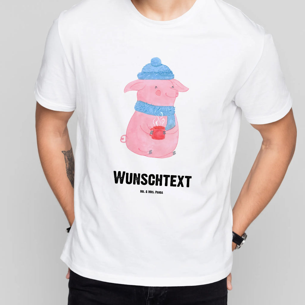 Personalisiertes T-Shirt Schweinchen Glühwein T-Shirt Personalisiert, T-Shirt mit Namen, T-Shirt mit Aufruck, Männer, Frauen, Wunschtext, Bedrucken, Winter, Weihnachten, Weihnachtsdeko, Nikolaus, Advent, Heiligabend, Wintermotiv, Glühwein, Betrunken, Weihnachtsmarkt, Spruch