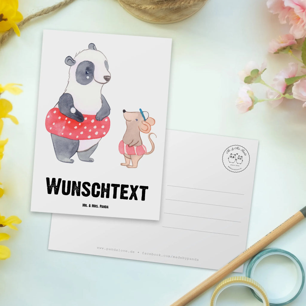 Personalisierte Postkarte Otter Schwimmen Postkarte mit Namen, Postkarte bedrucken, Postkarte mit Wunschtext, Postkarte personalisierbar, Geschenkkarte mit Namen, Grußkarte mit Namen, Karte mit Namen, Einladung mit Namen, Ansichtskarte mit Namen, Geschenkkarte mit Wunschtext, Grußkarte mit Wunschtext, Karte mit Wunschtext, Einladung mit Wunschtext, Ansichtskarte mit Wunschtext, Geschenk, Sport, Sportart, Hobby, Schenken, Danke, Dankeschön, Auszeichnung, Gewinn, Sportler, Schwimmen, Schwimmkurs, Wassersport