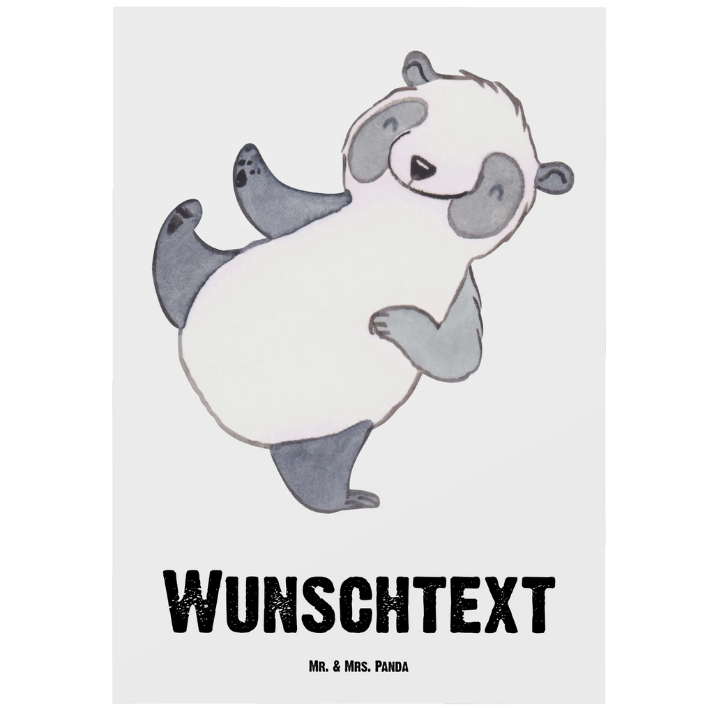 Personalisierte Postkarte Panda Kampfkunst Postkarte mit Namen, Postkarte bedrucken, Postkarte mit Wunschtext, Postkarte personalisierbar, Geschenkkarte mit Namen, Grußkarte mit Namen, Karte mit Namen, Einladung mit Namen, Ansichtskarte mit Namen, Geschenkkarte mit Wunschtext, Grußkarte mit Wunschtext, Karte mit Wunschtext, Einladung mit Wunschtext, Ansichtskarte mit Wunschtext, Geschenk, Sport, Sportart, Hobby, Schenken, Danke, Dankeschön, Auszeichnung, Gewinn, Sportler, Kampfkunst, Kampfsportarten, Selbstverteidigung