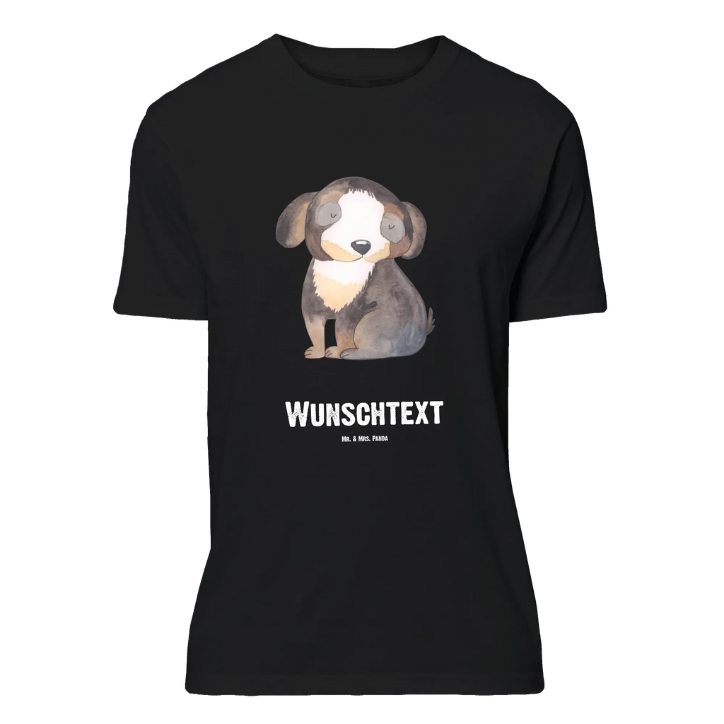 Personalisiertes T-Shirt Hund entspannt T-Shirt Personalisiert, T-Shirt mit Namen, T-Shirt mit Aufruck, Männer, Frauen, Wunschtext, Bedrucken, Hund, Hundemotiv, Haustier, Hunderasse, Tierliebhaber, Hundebesitzer, Sprüche, schwarzer Hund, Hundeliebe, Liebe, Hundeglück