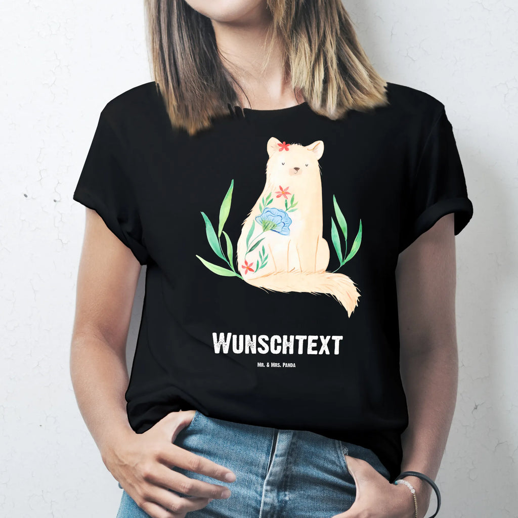 Personalisiertes T-Shirt Katze Blumen T-Shirt Personalisiert, T-Shirt mit Namen, T-Shirt mit Aufruck, Männer, Frauen, Wunschtext, Bedrucken, Katze, Katzenmotiv, Katzenfan, Katzendeko, Katzenfreund, Katzenliebhaber, Katzenprodukte, Katzenartikel, Katzenaccessoires, Katzensouvenirs, Katzenliebhaberprodukte, Katzenmotive, Selbstliebe, Selfcare, Motivation, Mutausbruch