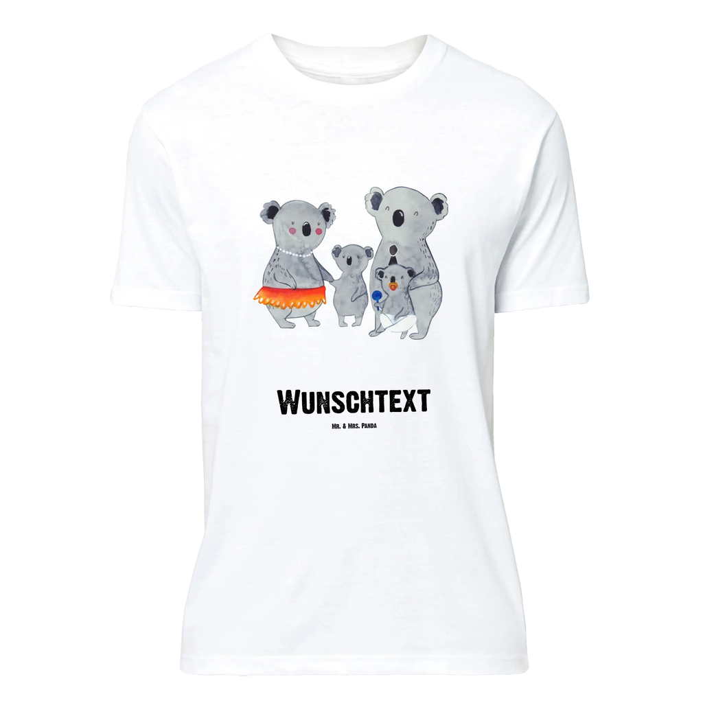 Personalisiertes T-Shirt Koala Familie T-Shirt Personalisiert, T-Shirt mit Namen, T-Shirt mit Aufruck, Männer, Frauen, Familie, Vatertag, Muttertag, Bruder, Schwester, Mama, Papa, Oma, Opa, Koala, Koalas, Family, Kinder, Geschwister, Familienleben