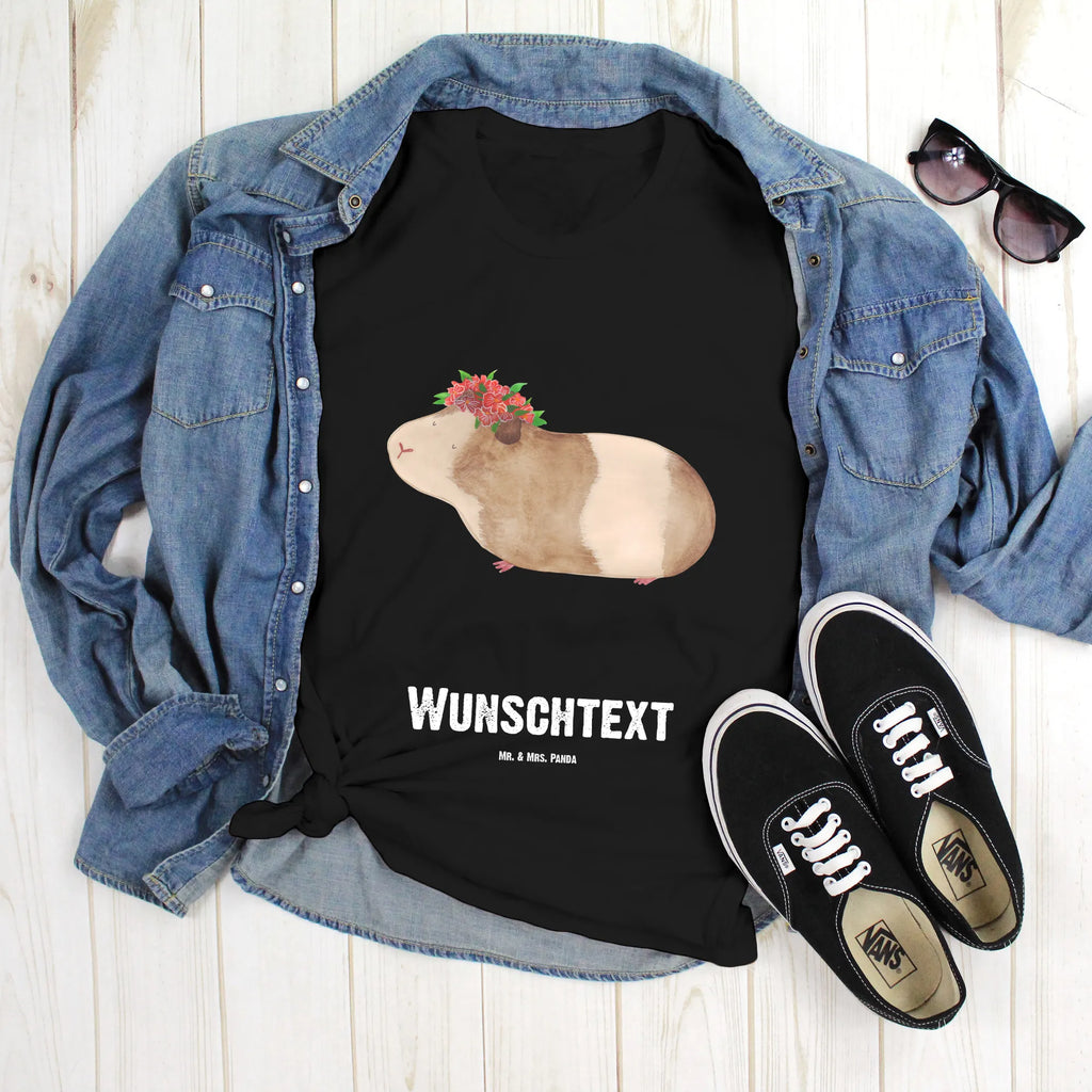 Personalisiertes T-Shirt Meerschweinchen weise T-Shirt Personalisiert, T-Shirt mit Namen, T-Shirt mit Aufruck, Männer, Frauen, Wunschtext, Bedrucken, Tiermotive, Gute Laune, lustige Sprüche, Tiere, Meerschweinchen, Meerie, Meeries, Wunder, Blumenkind, Realität, Spruch, Weisheit, Motivation, Wunderland