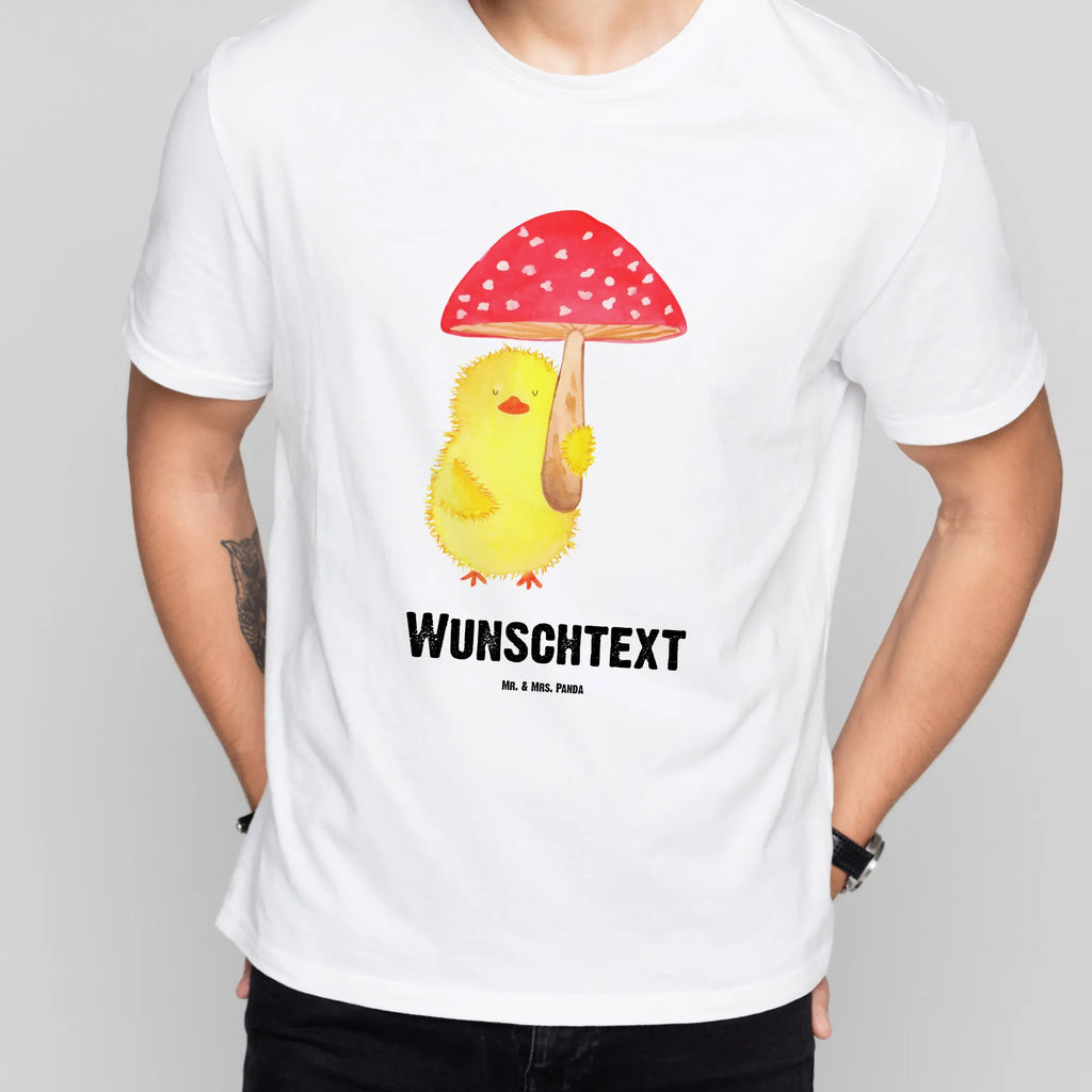 Personalisiertes T-Shirt Küken Fliegenpilz T-Shirt Personalisiert, T-Shirt mit Namen, T-Shirt mit Aufruck, Männer, Frauen, Wunschtext, Bedrucken, Ostern, Osterhase, Ostergeschenke, Osternest, Osterdeko, Geschenke zu Ostern, Ostern Geschenk, Ostergeschenke Kinder, Ostern Kinder, Küken, Fliegenpilz, Glückspilz, Frohe Ostern, Ostergrüße