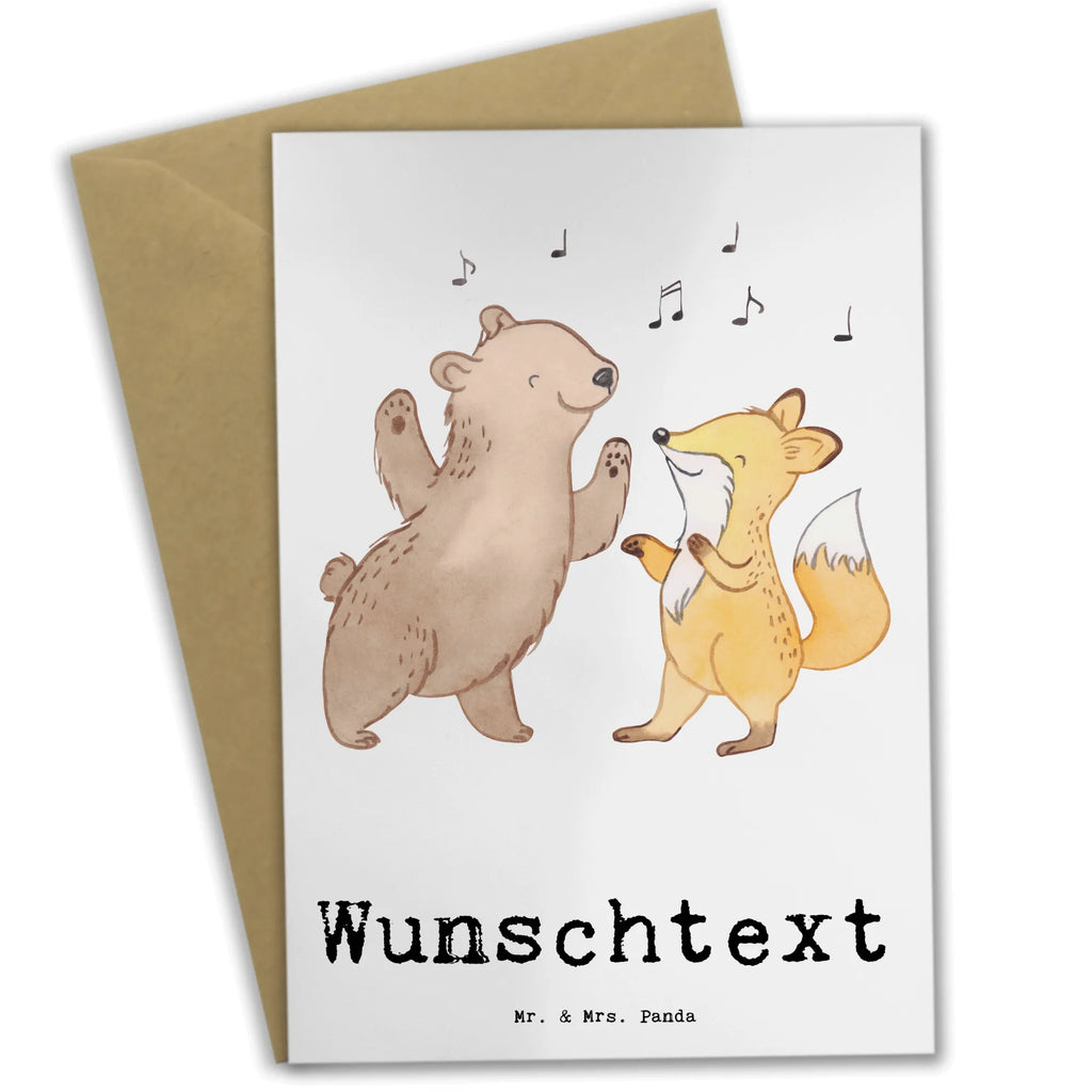 Personalisierte Grußkarte Bär & Fuchs Disco Personalisierte Grußkarte, Personalisiertere Klappkarte, Personalisierte Einladungskarte, Personalisierte Glückwunschkarte, Personalisierte Hochzeitskarte, Personalisierte Geburtstagskarte, Grußkarte mit Namen, Grußkarte selber drucken, Grußkarte selbst gestalten, Grußkarte mit persönlichen Nachrichten, Grußkarte als Geldgeschenk, Grußkarten personalisiert, Personalisierte Karte, Geschenk, Sport, Sportart, Hobby, Schenken, Danke, Dankeschön, Auszeichnung, Gewinn, Sportler, Disco, Clubs, Tanzen, Feiern, Clubbing, Tanzstimmung, Nachtclub