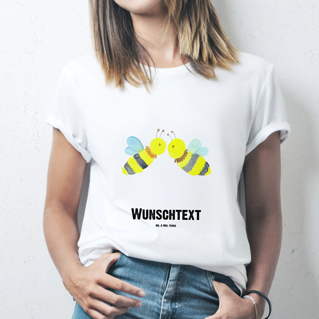 Personalisiertes T-Shirt Biene Liebe T-Shirt Personalisiert, T-Shirt mit Namen, T-Shirt mit Aufruck, Männer, Frauen, Wunschtext, Bedrucken, Biene, Wespe, Hummel