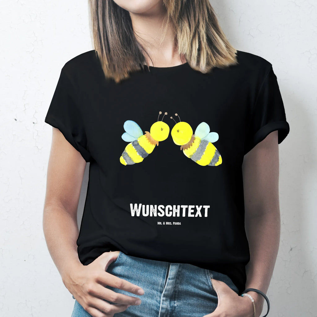 Personalisiertes T-Shirt Biene Liebe T-Shirt Personalisiert, T-Shirt mit Namen, T-Shirt mit Aufruck, Männer, Frauen, Wunschtext, Bedrucken, Biene, Wespe, Hummel