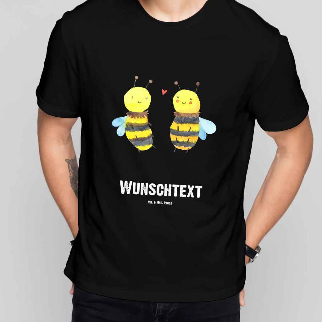 Personalisiertes T-Shirt Biene Verliebt T-Shirt Personalisiert, T-Shirt mit Namen, T-Shirt mit Aufruck, Männer, Frauen, Wunschtext, Bedrucken, Biene, Wespe, Hummel