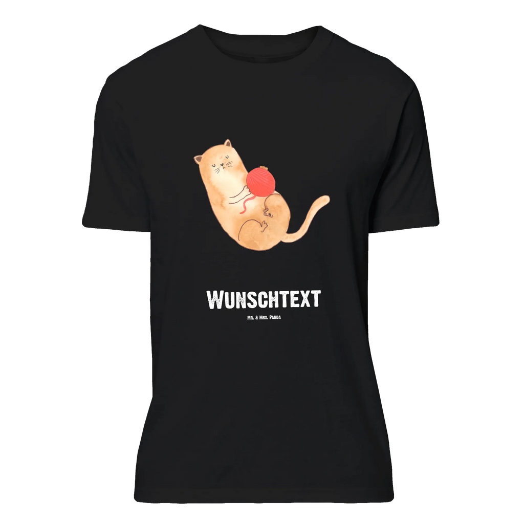 Personalisiertes T-Shirt Katzen Wollknäul T-Shirt Personalisiert, T-Shirt mit Namen, T-Shirt mit Aufruck, Männer, Frauen, Wunschtext, Bedrucken, Katze, Katzenmotiv, Katzenfan, Katzendeko, Katzenfreund, Katzenliebhaber, Katzenprodukte, Katzenartikel, Katzenaccessoires, Katzensouvenirs, Katzenliebhaberprodukte, Katzenmotive, Katzen, Kater, Mietze, Cat, Cats, Katzenhalter, Katzenbesitzerin, Haustier, Wollknäuel, Wolle, Spielen, Spiel, verspielt