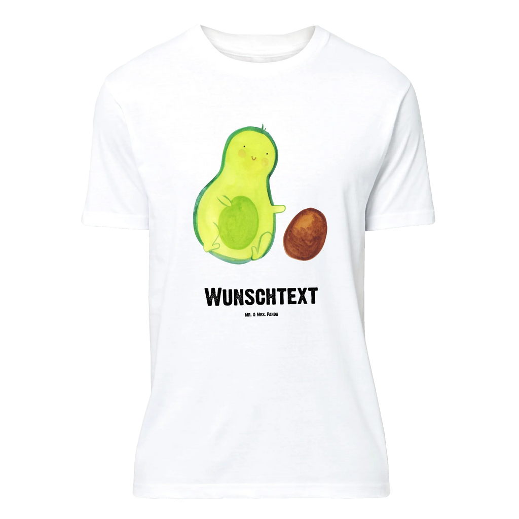 Personalisiertes T-Shirt Avocado rollt Kern T-Shirt Personalisiert, T-Shirt mit Namen, T-Shirt mit Aufruck, Männer, Frauen, Wunschtext, Bedrucken, Avocado, Veggie, Vegan, Gesund, Avocados, Schwanger, Geburt, Geburtstag, Säugling, Kind, erstes Kind, zur Geburt, Schwangerschaft, Babyparty, Baby, große Liebe, Liebe, Love