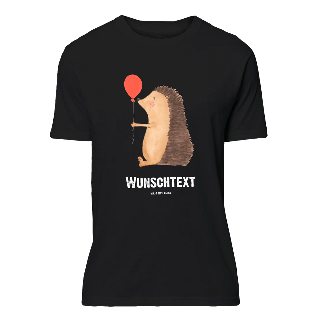 Personalisiertes T-Shirt Igel mit Luftballon T-Shirt Personalisiert, T-Shirt mit Namen, T-Shirt mit Aufruck, Männer, Frauen, Wunschtext, Bedrucken, Tiermotive, Gute Laune, lustige Sprüche, Tiere, Igel, Geburtstag, Herzlichen Glückwunsch, Glückwunsch, Geburtstagskind, Ballon, Happy Birthday