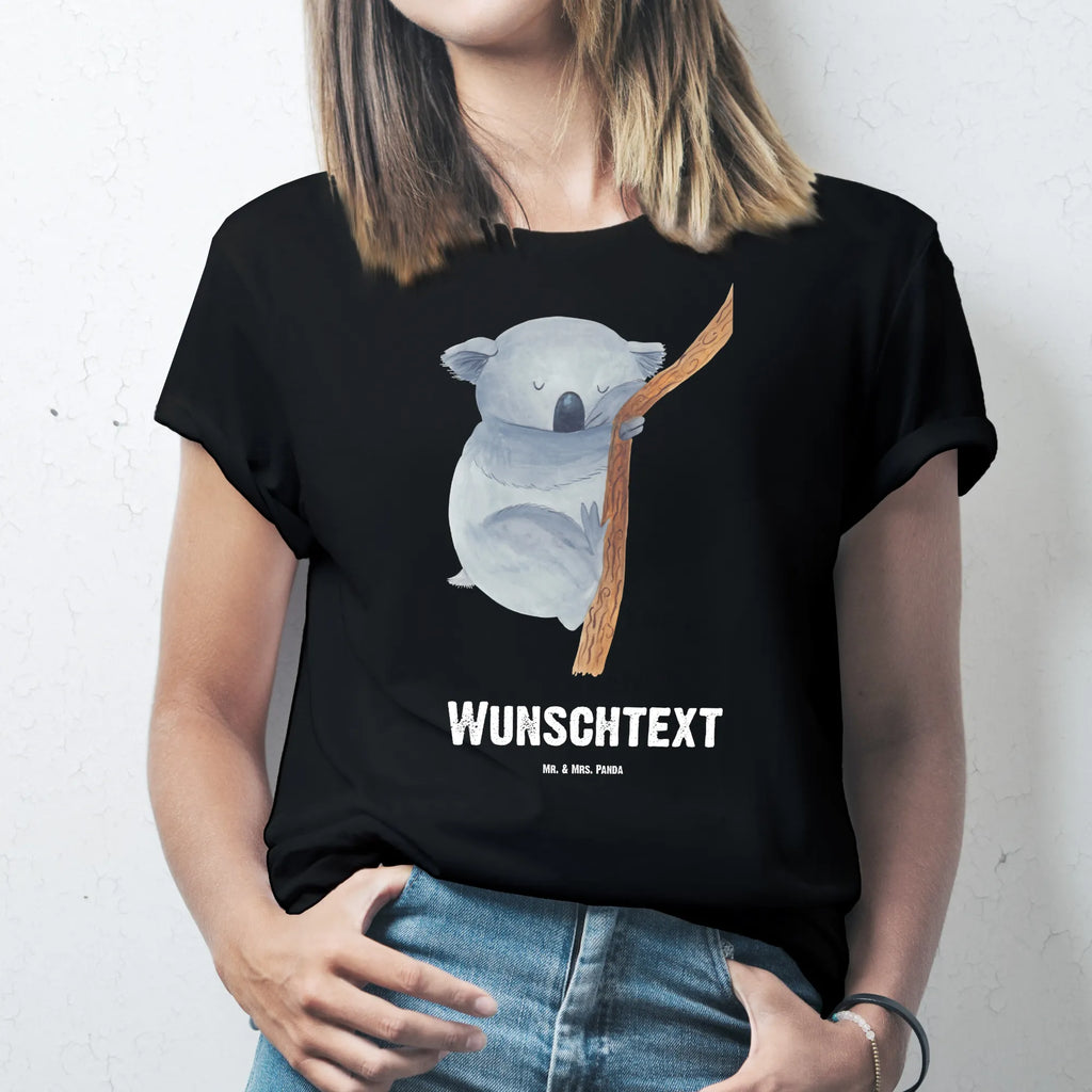 Personalisiertes T-Shirt Koalabär T-Shirt Personalisiert, T-Shirt mit Namen, T-Shirt mit Aufruck, Männer, Frauen, Wunschtext, Bedrucken, Tiermotive, Gute Laune, lustige Sprüche, Tiere, Koala, träumen, Traum, schlafen, Schlafzimmer, Traumland, Bär, Koalabär