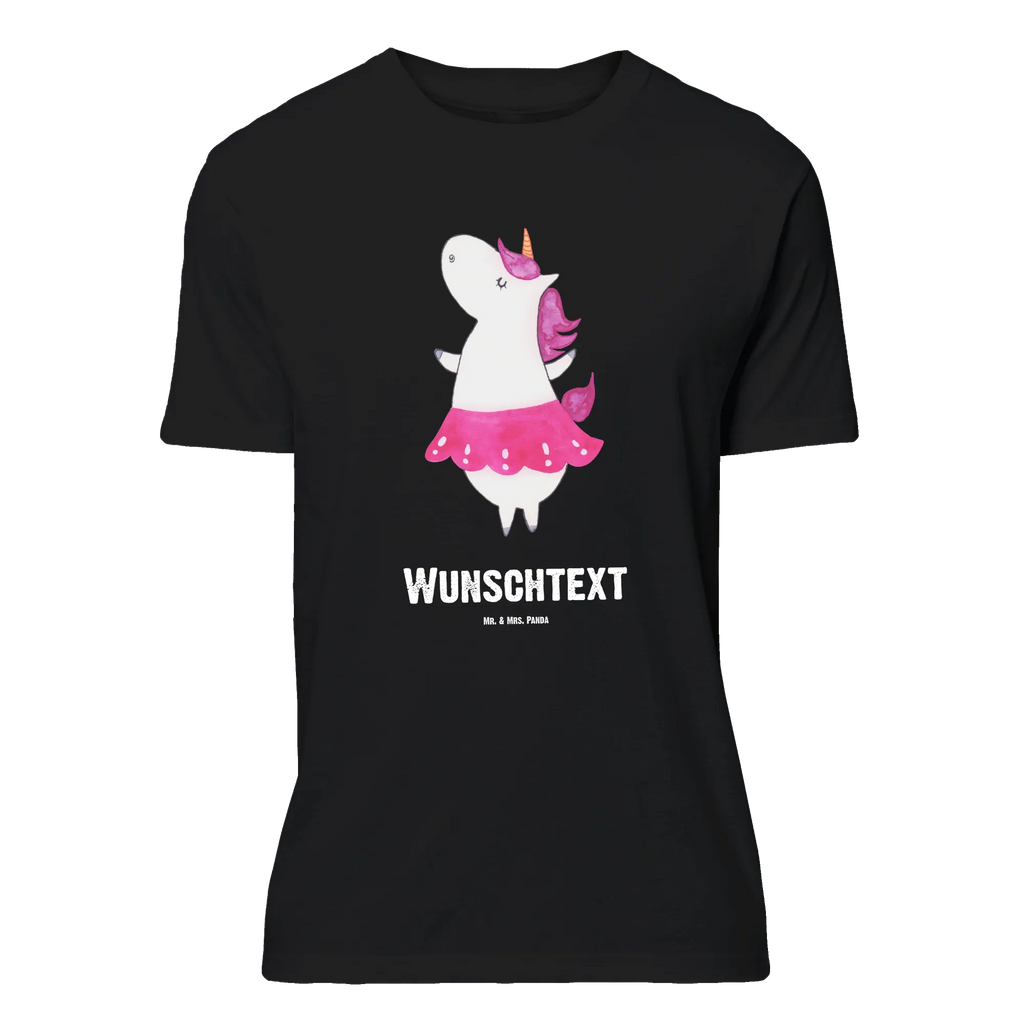 Personalisiertes T-Shirt Einhorn Ballerina T-Shirt Personalisiert, T-Shirt mit Namen, T-Shirt mit Aufruck, Männer, Frauen, Wunschtext, Bedrucken, Einhorn, Einhörner, Einhorn Deko, Pegasus, Unicorn, Tanzen, Ballerina, Party, Wohnung, Spaß, Feiern, Geburtstag, Tänzerin, Lebenslust, Lebensfreude