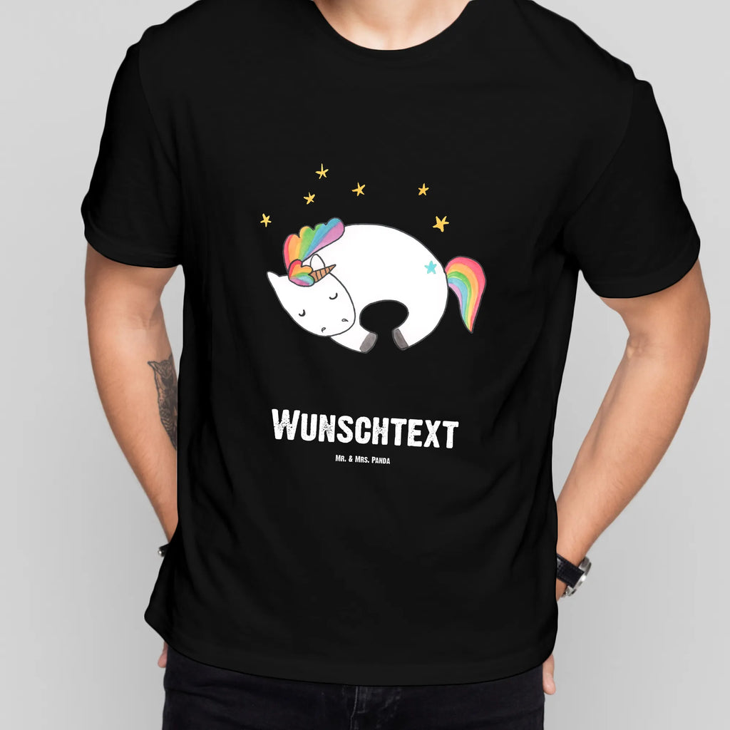 Personalisiertes T-Shirt Einhorn Nacht T-Shirt Personalisiert, T-Shirt mit Namen, T-Shirt mit Aufruck, Männer, Frauen, Wunschtext, Bedrucken, Einhorn, Einhörner, Einhorn Deko, Unicorn, Träume, Traum, unicorn, Realität, Menschen, Geschenk, Ruhe, Freundin