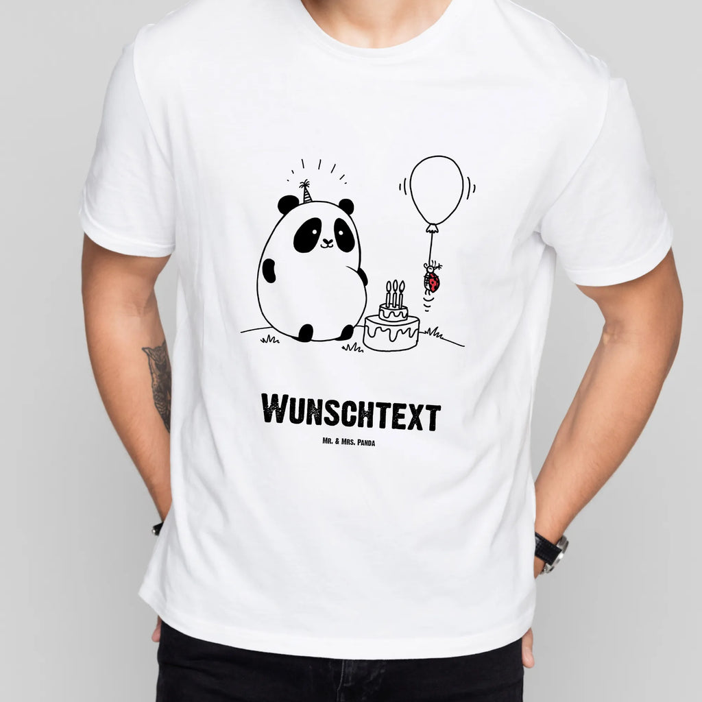 Personalisiertes T-Shirt Panda Geburtstag T-Shirt Personalisiert, T-Shirt mit Namen, T-Shirt mit Aufruck, Männer, Frauen