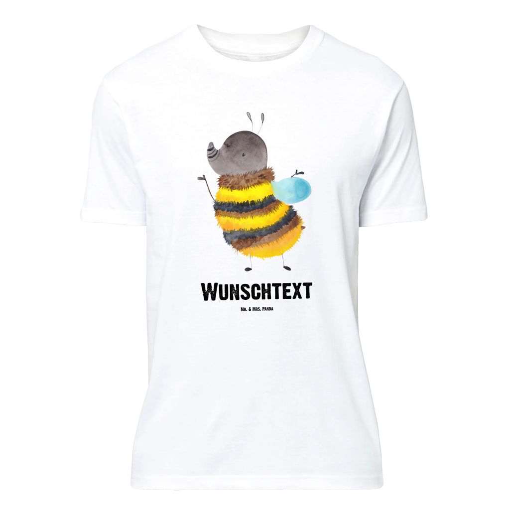 Personalisiertes T-Shirt Hummel flauschig T-Shirt Personalisiert, T-Shirt mit Namen, T-Shirt mit Aufruck, Männer, Frauen, Wunschtext, Bedrucken, Tiermotive, Gute Laune, lustige Sprüche, Tiere, Hummel, Flauschig, Biene, Blume, Natur