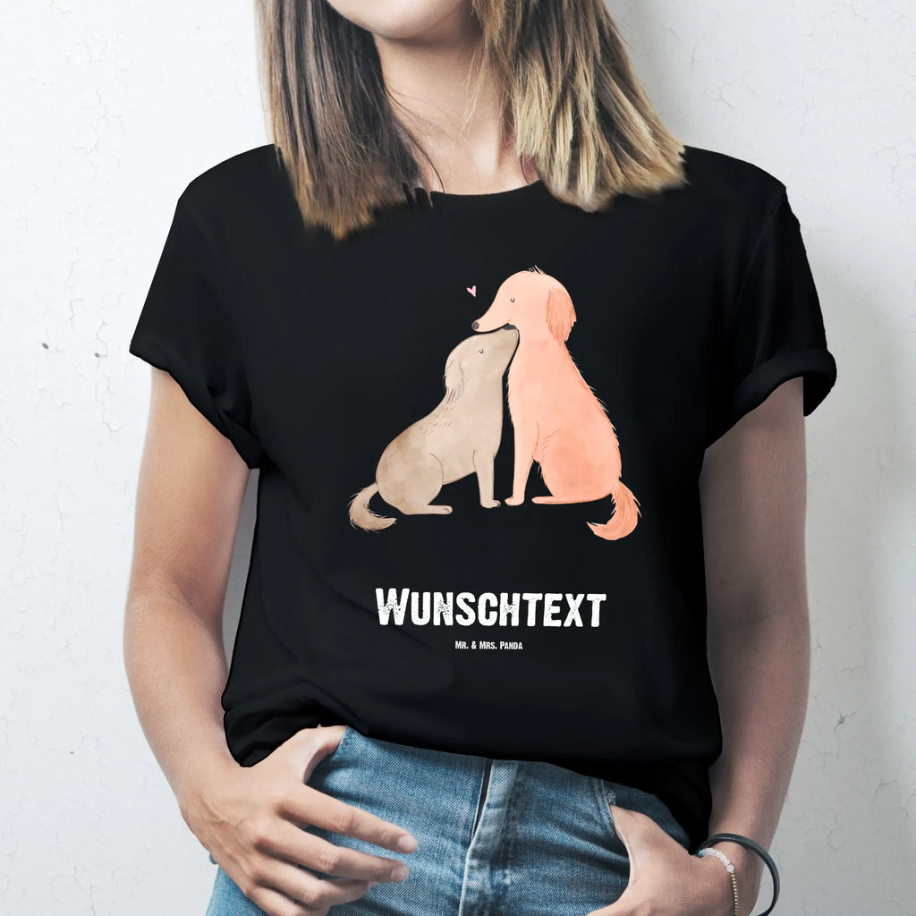 Personalisiertes T-Shirt Hunde Liebe T-Shirt Personalisiert, T-Shirt mit Namen, T-Shirt mit Aufruck, Männer, Frauen, Wunschtext, Bedrucken, Hund, Hundemotiv, Haustier, Hunderasse, Tierliebhaber, Hundebesitzer, Sprüche, Liebe, Hund. Hunde, Kuss, Vertrauen, Kuscheln, Herz