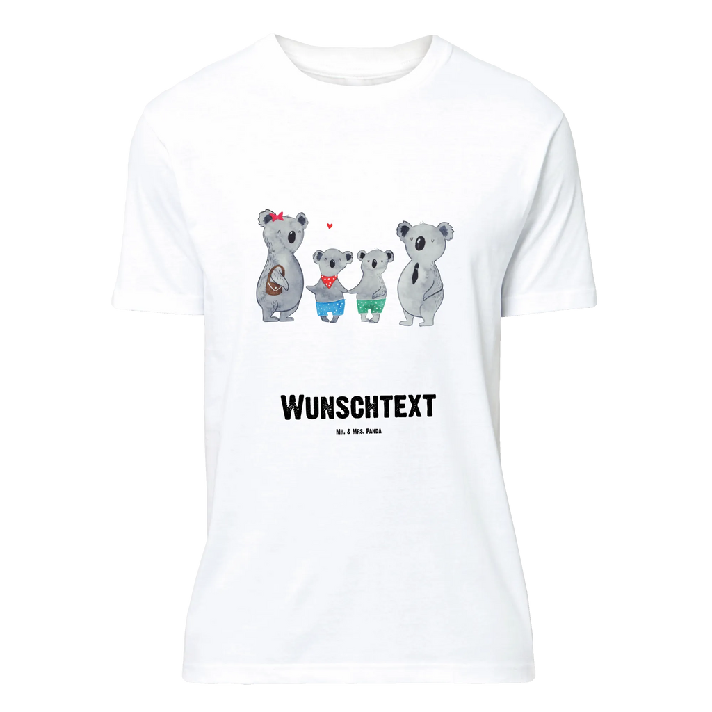 Personalisiertes T-Shirt Koala Familie zwei T-Shirt Personalisiert, T-Shirt mit Namen, T-Shirt mit Aufruck, Männer, Frauen, Familie, Vatertag, Muttertag, Bruder, Schwester, Mama, Papa, Oma, Opa, Koala, Koalabär, beste Familie, Familienzeit, Familienleben, Koalafamilie, Lieblingsfamilie