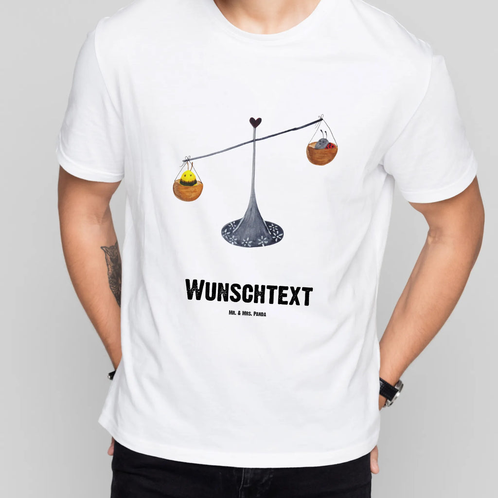 Personalisiertes T-Shirt Sternzeichen Waage T-Shirt Personalisiert, T-Shirt mit Namen, T-Shirt mit Aufruck, Männer, Frauen, Wunschtext, Bedrucken, Tierkreiszeichen, Sternzeichen, Horoskop, Astrologie, Aszendent, Waage, Waage Geschenk, Waage Sternzeichen, Geschenk Oktober, Geschenk September, Geburtstag Oktober, Geburtstag September, Gleichgewicht, Marienkäfer, Hummel, Biene