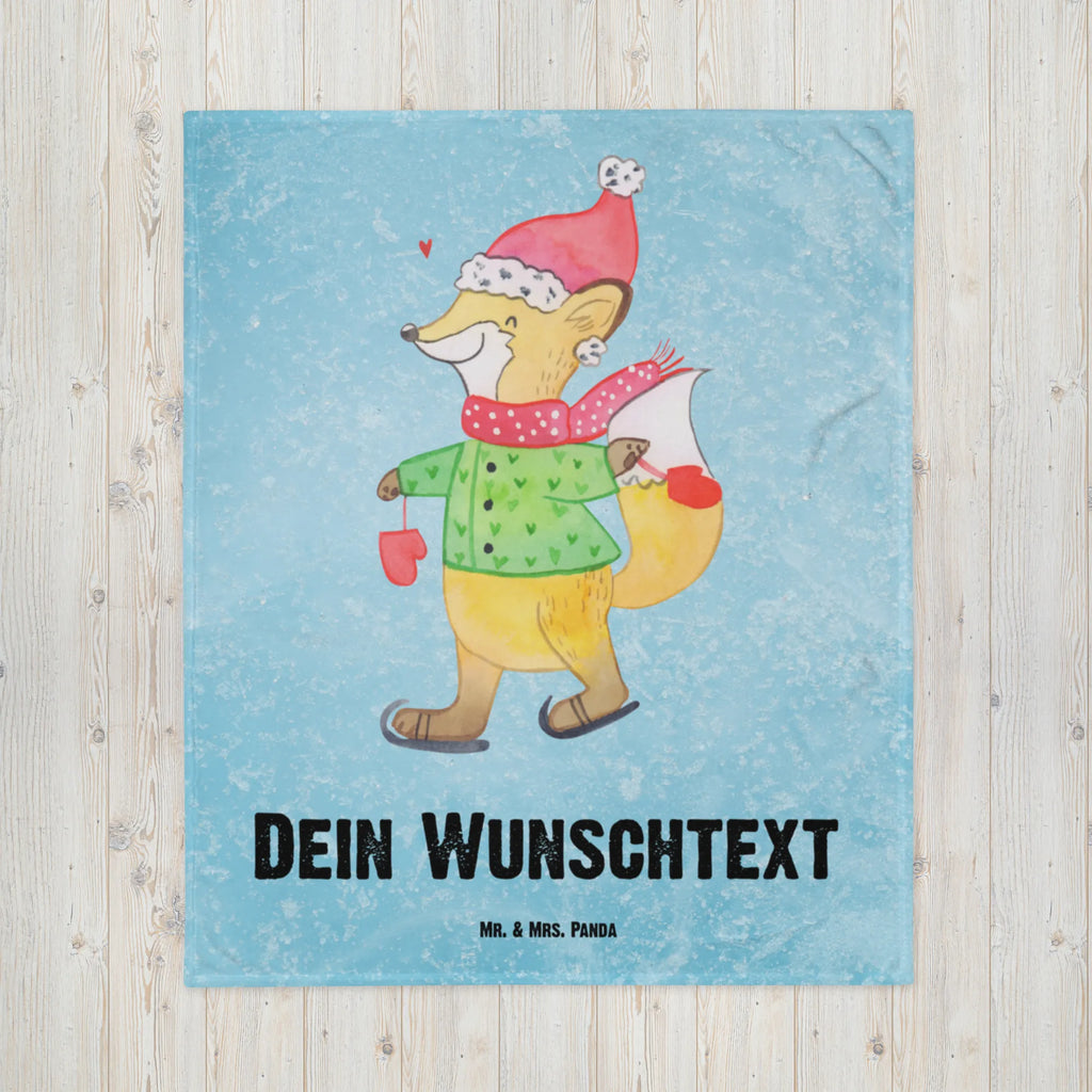 Personalisierte Decke Fuchs  Schlittschuhe Personalisierte Decke, Decke mit Namen, Kuscheldecke mit Namen, Decke bedrucken, Kuscheldecke bedrucken, Winter, Weihnachten, Weihnachtsdeko, Nikolaus, Advent, Heiligabend, Wintermotiv, Weihnachtsmann, Weihnachtstage, Weihnachtsbaum, Tannenbaum, Weihnachtszeit