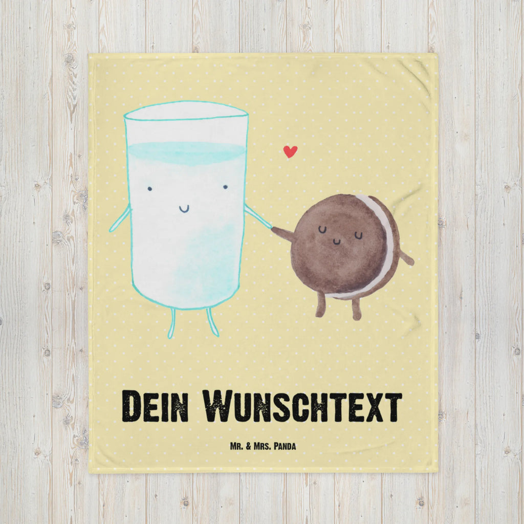 Personalisierte Decke Milch & Keks Personalisierte Decke, Decke mit Namen, Kuscheldecke mit Namen, Decke bedrucken, Kuscheldecke bedrucken, Tiermotive, Gute Laune, lustige Sprüche, Tiere, Milk, Cookie, Milch, Keks, Kekse, Kaffee, Einladung Frühstück, Motiv süß, romantisch, perfektes Paar