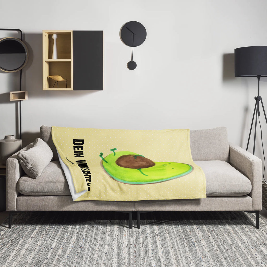 Personalisierte Decke Avocado pfeift Personalisierte Decke, Decke mit Namen, Kuscheldecke mit Namen, Decke bedrucken, Kuscheldecke bedrucken, Avocado, Veggie, Vegan, Gesund, Diät, Abnehmen, Ernährung, dick sein