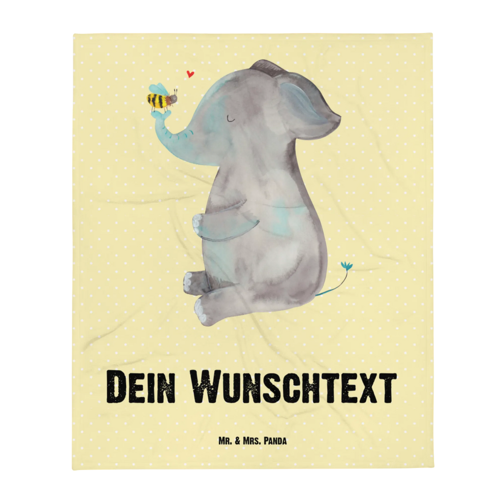 Personalisierte Decke Elefant & Biene Personalisierte Decke, Decke mit Namen, Kuscheldecke mit Namen, Decke bedrucken, Kuscheldecke bedrucken, Tiermotive, Gute Laune, lustige Sprüche, Tiere, Elefant, Biene, Liebe, Liebesbeweis, Jahrestag, Liebesgeschenk, Heiratsantrag, Hochzeitsgeschenk, Liebesspruch