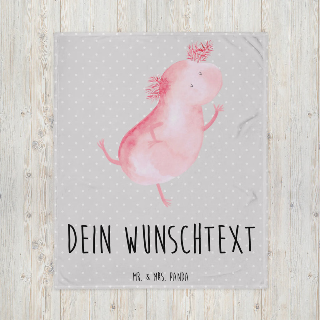 Personalisierte Decke Axolotl tanzt Personalisierte Decke, Decke mit Namen, Kuscheldecke mit Namen, Decke bedrucken, Kuscheldecke bedrucken, Axolotl, Molch, Axolot, Schwanzlurch, Lurch, Lurche, Dachschaden, Sterne, verrückt, Freundin, beste Freundin