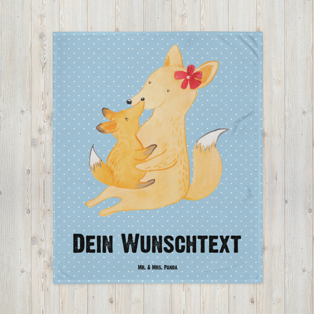 Personalisierte Decke Fuchs Mama & Kind Personalisierte Decke, Decke mit Namen, Kuscheldecke mit Namen, Decke bedrucken, Kuscheldecke bedrucken, Familie, Vatertag, Muttertag, Bruder, Schwester, Mama, Papa, Oma, Opa, Mutter, Tochter, Lieblingstochter, Beste Tochter, Geschenk