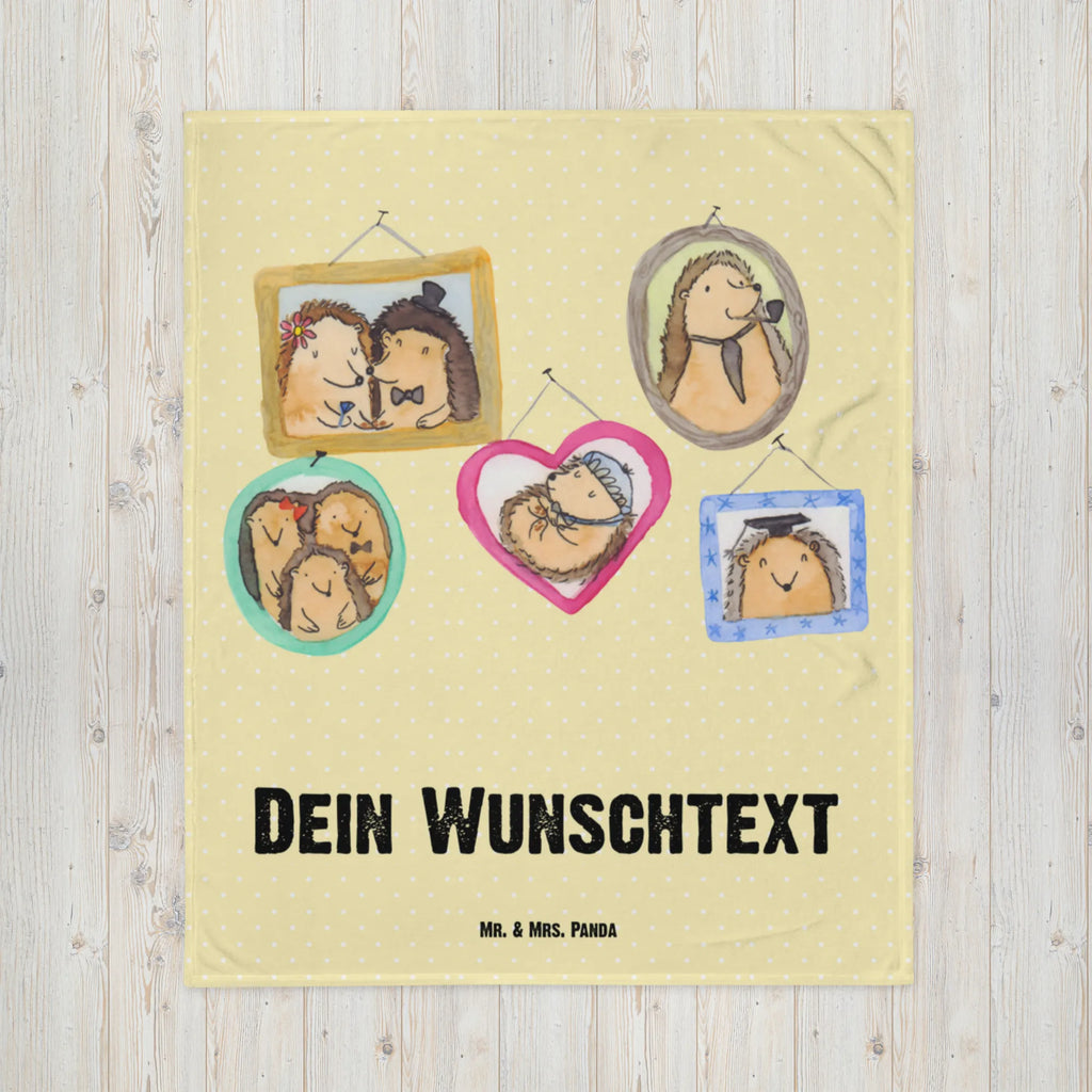 Personalisierte Decke Igel Familie Personalisierte Decke, Decke mit Namen, Kuscheldecke mit Namen, Decke bedrucken, Kuscheldecke bedrucken, Familie, Vatertag, Muttertag, Bruder, Schwester, Mama, Papa, Oma, Opa, Liebe, Igel, Bilder, Zusammenhalt, Glück