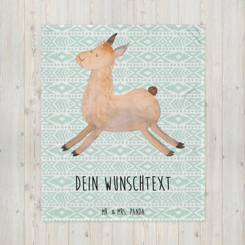 Personalisierte Decke Lama springend Personalisierte Decke, Decke mit Namen, Kuscheldecke mit Namen, Decke bedrucken, Kuscheldecke bedrucken, Lama, Alpaka, Lamas, Lieblingstag, Happy day, fröhlich, Glück, Freundin, Liebeskummer, Neustart, guten Morgen, Start, Prüfung, Abitur