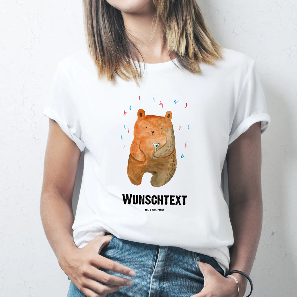 Personalisiertes T-Shirt Bär Party T-Shirt Personalisiert, T-Shirt mit Namen, T-Shirt mit Aufruck, Männer, Frauen, Wunschtext, Bedrucken, Bär, Teddy, Teddybär, Geburtstag, Geburtstagsgeschenk, Geschenk, Party, Feiern, Abfeiern, Mitbringsel, Gute Laune, Lustig