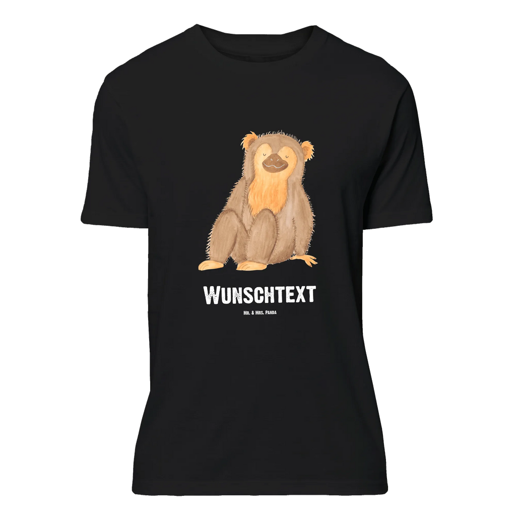 Personalisiertes T-Shirt Affe T-Shirt Personalisiert, T-Shirt mit Namen, T-Shirt mit Aufruck, Männer, Frauen, Wunschtext, Bedrucken, Afrika, Wildtiere, Affe, Äffchen, Affen, Selbstliebe, Respekt, Motivation, Selbstachtung, Liebe, Selbstbewusstsein, Selfcare