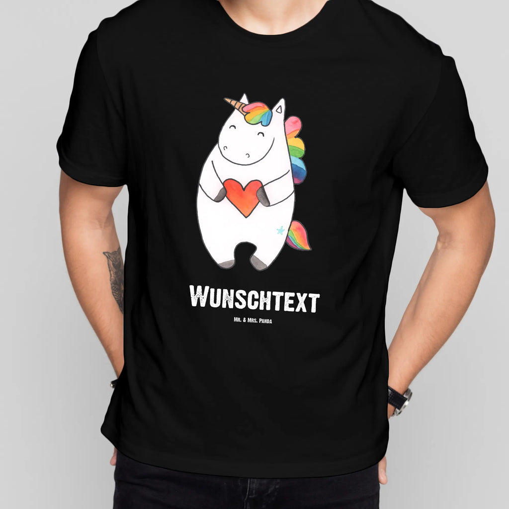 Personalisiertes T-Shirt Einhorn Herz T-Shirt Personalisiert, T-Shirt mit Namen, T-Shirt mit Aufruck, Männer, Frauen, Wunschtext, Bedrucken, Einhorn, Einhörner, Einhorn Deko, Unicorn, Herz, schlimm, böse, witzig, lustig, Freundin, anders, bunt