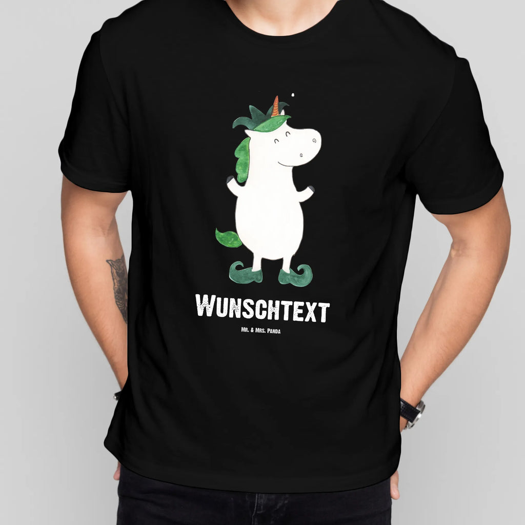 Personalisiertes T-Shirt Einhorn Joker T-Shirt Personalisiert, T-Shirt mit Namen, T-Shirt mit Aufruck, Männer, Frauen, Wunschtext, Bedrucken, Einhorn, Einhörner, Einhorn Deko, Unicorn, Hofnarr, Kasper, Gaukler, Mittelalter